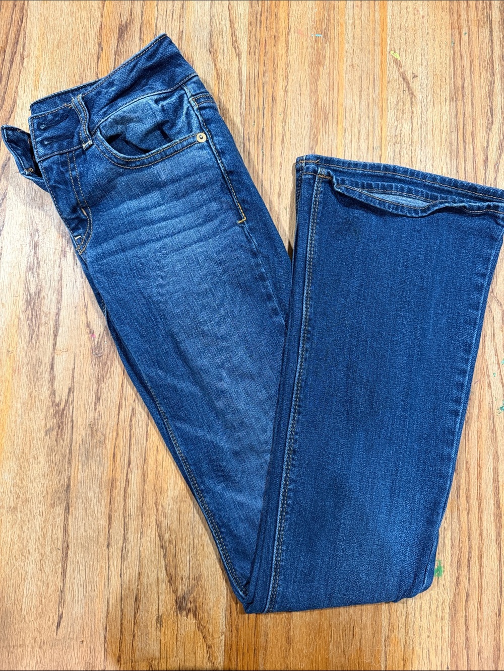 American Eagle Outfitters Dark Blue Flare Jeans